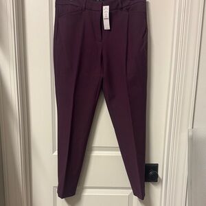 White House Black Market Deep Purple Women's Trousers